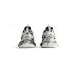 Men’s Track Graffiti Sneaker  in White/black - Image 5